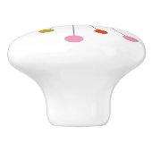 Sternexplosion Retro Keramik Tile Keramikknauf (Seitenansicht)