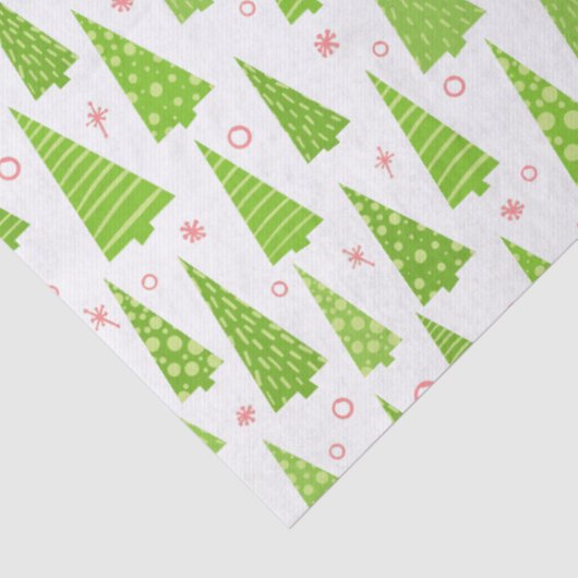 Sternexplosion-Retro Weihnachtsbaum Seidenpapier (Detail)