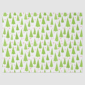 Sternexplosion-Retro Weihnachtsbaum Seidenpapier (Vorderseite)