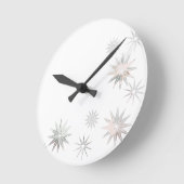 Sternexplosion Runde Wanduhr (Winkel)