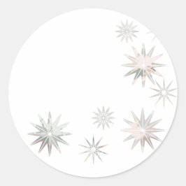 Sternexplosion Runder Aufkleber