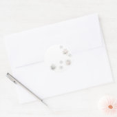 Sternexplosion Runder Aufkleber (Umschlag)