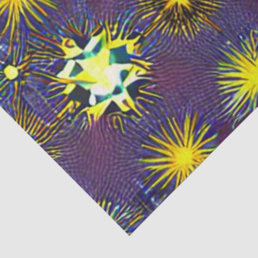 Sternexplosion Seidenpapier (Detail)