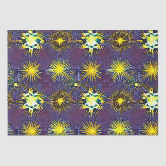Sternexplosion Seidenpapier (Vorderseite)