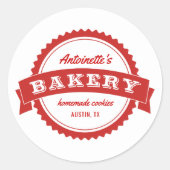 Sternexplosion Siegel Runder Aufkleber (Vorderseite)