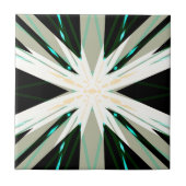 Sternexplosion Snowflake Fliese (Vorderseite)