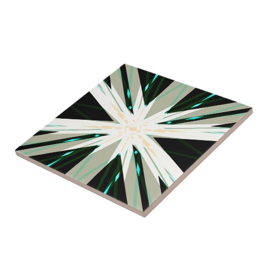 Sternexplosion Snowflake Fliese (Seite)