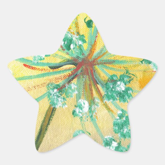 Sternexplosion Stern-Aufkleber (Vorderseite)