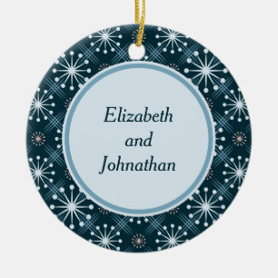 Sternexplosion und Linien Mitte- des Keramikornament