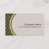 Sternexplosion und Linien Mittelalter Muster Erde Visitenkarte (Rückseite)