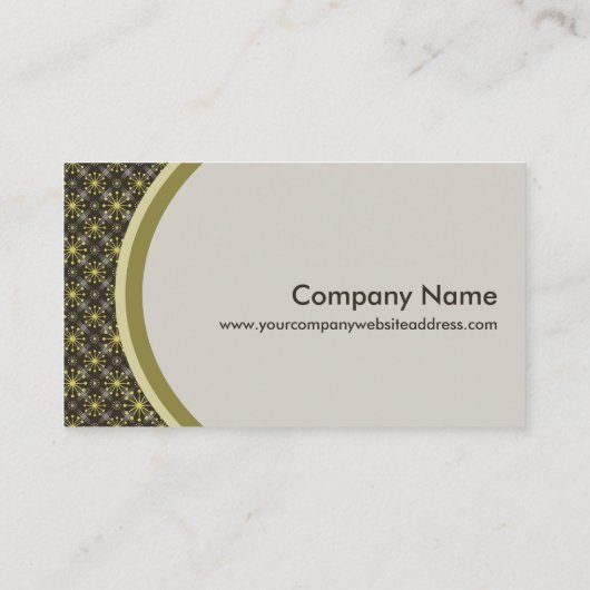 Sternexplosion und Linien Mittelalter Muster Erde Visitenkarte (Rückseite)