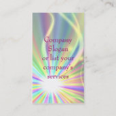 Sternexplosion-Visitenkarte Visitenkarte (Rückseite)