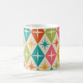 Sternexplosionen aus dem Mittelalter auf farbenfro Kaffeetasse (Mittel)