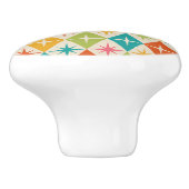 Sternexplosionen aus dem Mittelalter auf farbenfro Keramikknauf (Seitenansicht)