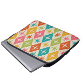 Sternexplosionen aus dem Mittelalter auf farbenfro Laptopschutzhülle (Vorne Knopf)