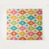 Sternexplosionen aus dem Mittelalter auf farbenfro Wandteppich (Vorderseite (Horizontal))