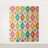 Sternexplosionen aus dem Mittelalter auf farbenfro Wandteppich (Vorderseite)