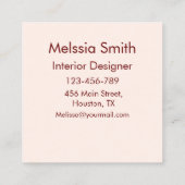 Sternexplosionen aus dem Mittelalter für Retro-Dia Quadratische Visitenkarte (Rückseite)