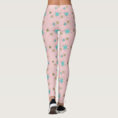 Sternexplosionen der rosa Ikonen Leggings (Rückseite)