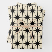 Sternexplosionen des Atomalters Mitte des Jahrhund Geschenkpapier Set (Beispiel)