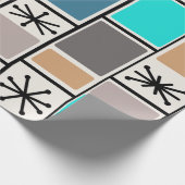 Sternexplosionen des Atomzeitalters der 50er Jahre Geschenkpapier (Ecke)