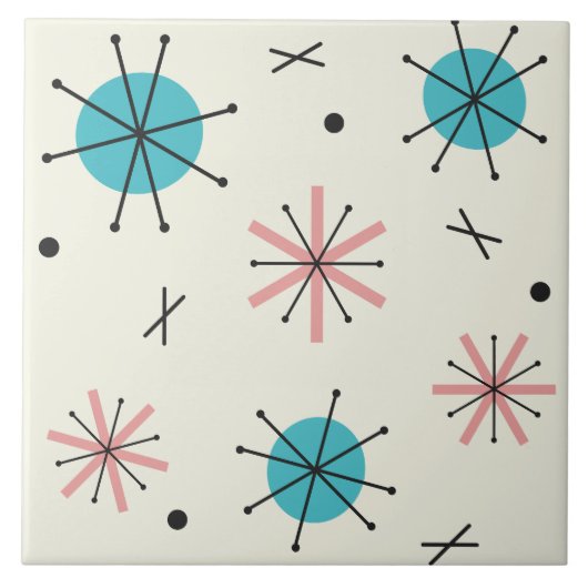 Sternexplosionen des Atomzeitalters Fliese (Vorderseite)