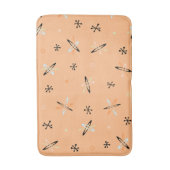 Sternexplosionen des Atomzeitalters Orange Badematte (Vorderseite Vertikal)