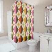 Sternexplosionen des Mittelalters auf Harlequin Di Duschvorhang (Beispiel)