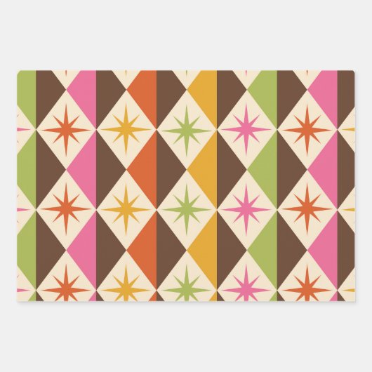 Sternexplosionen des Mittelalters auf Harlequin Di Geschenkpapier Set (Vorderseite 2)