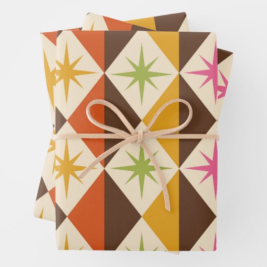 Sternexplosionen des Mittelalters auf Harlequin Di Geschenkpapier Set (Beispiel)