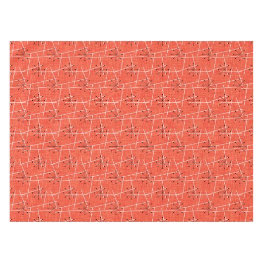 Sternexplosionen des Mittelalters | Orange, Schwar Tischdecke (Vorderseite (Horizontal))