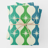 Sternexplosionen des Mittelalters über das Muster Geschenkpapier Set (Beispiel)