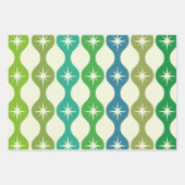 Sternexplosionen des Mittelalters über das Muster Geschenkpapier Set (Vorderseite)