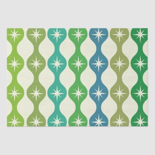 Sternexplosionen des Mittelalters über das Muster Seidenpapier (Vorderseite)