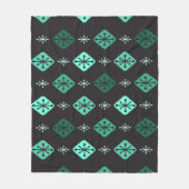 Sternexplosionen des Mitteljahrhunderts Diamonds B Fleecedecke (Vorderseite)