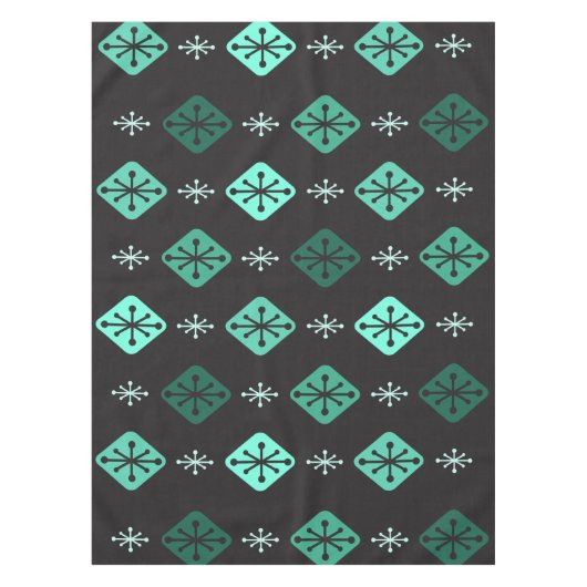 Sternexplosionen des Mitteljahrhunderts Diamonds B Tischdecke (Vorderseite)