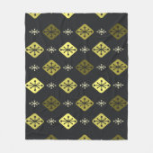 Sternexplosionen des Mitteljahrs Diamonds Black Ye Fleecedecke (Vorderseite)