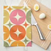 Sternexplosionen des Mitteljahrs über das Muster d Geschirrtuch (Viertel Falte)