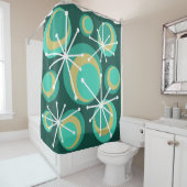 Sternexplosionen des mittleren Jahrhunderts Aquama Duschvorhang (Beispiel)