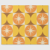 Sternexplosionen des mittleren Jahrhunderts auf or Geschenkpapier (Flach)