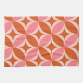 Sternexplosionen des mittleren Jahrhunderts auf ro Geschirrtuch (Horizontal)