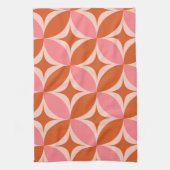 Sternexplosionen des mittleren Jahrhunderts auf ro Geschirrtuch (Vertikal)