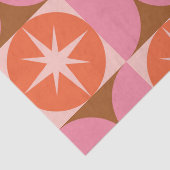 Sternexplosionen des mittleren Jahrhunderts auf ro Seidenpapier (Detail)