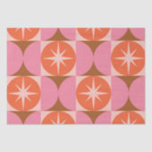 Sternexplosionen des mittleren Jahrhunderts auf ro Seidenpapier (Vorderseite)