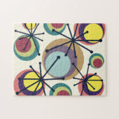 Sternexplosionen des mittleren Jahrhunderts farben Puzzle (Horizontal)