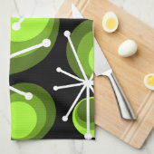 Sternexplosionen des mittleren Jahrhunderts Geschirrtuch (Viertel Falte)