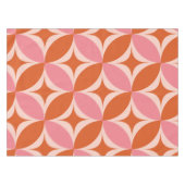 Sternexplosionen des mittleren Jahrhunderts rosa u Tischdecke (Vorderseite (Horizontal))