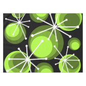 Sternexplosionen des mittleren Jahrhunderts Tischdecke (Vorderseite (Horizontal))