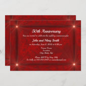 Sternexplosionen Einladung (Vorne/Hinten)