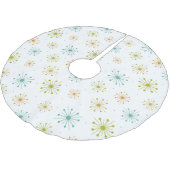 Sternexplosionen für Feuerwerkskörper Mitte des 19 Polyester Weihnachtsbaumdecke (Schrägansicht)